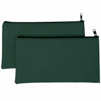 GJX 2Pcs Zipper Bill Bags Money Bags Money Bags Receipt Pouches Bank Deposit Money Bags with Zipper