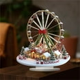 thumbnail image 2 of Christmas Ferris Wheel Decoration Acrylic Home Desktop Ornament for Living Room Bedroom Holiday Festive, 2 of 6