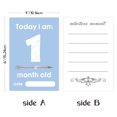 thumbnail image 2 of LCXmlly Baby Month Stickers Unique Design Baby Milestone Cards Smooth Writing, Newborn Monthly Milestone 12Pcs, 2 of 7