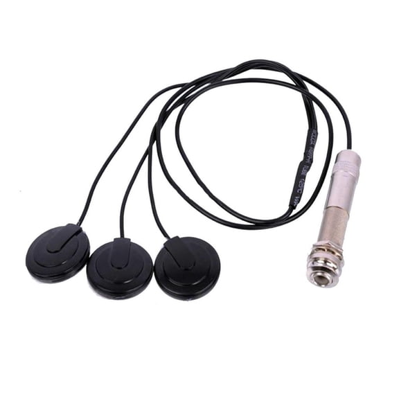 CEORPER Guitar Sound Pickup Piezo Contact Microphone Pickup Transducer Guitar Cable Sticker Guitar Ukulele Instruments Accessory