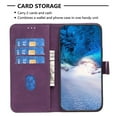 thumbnail image 5 of SaniMore Case for Samsung Galaxy A34 5G (6.6" 2023), PU Leather Wallet with Card Slots Cash Pocket Magnetic Closure Flip Kickstand Shockproof TPU Full Body Protective Business Shell, Purple, 5 of 11