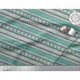 thumbnail image 2 of Soimoi Poly Crepe Fabric Ethnic Block Print Fabric by The Yard 52 Inch Wide, 2 of 2