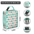 thumbnail image 3 of Elephant Insulated Lunch Box Teen Reusable Lunch Tote Bag with Water Bottle Holder Lunchbox Office Travel, 3 of 6