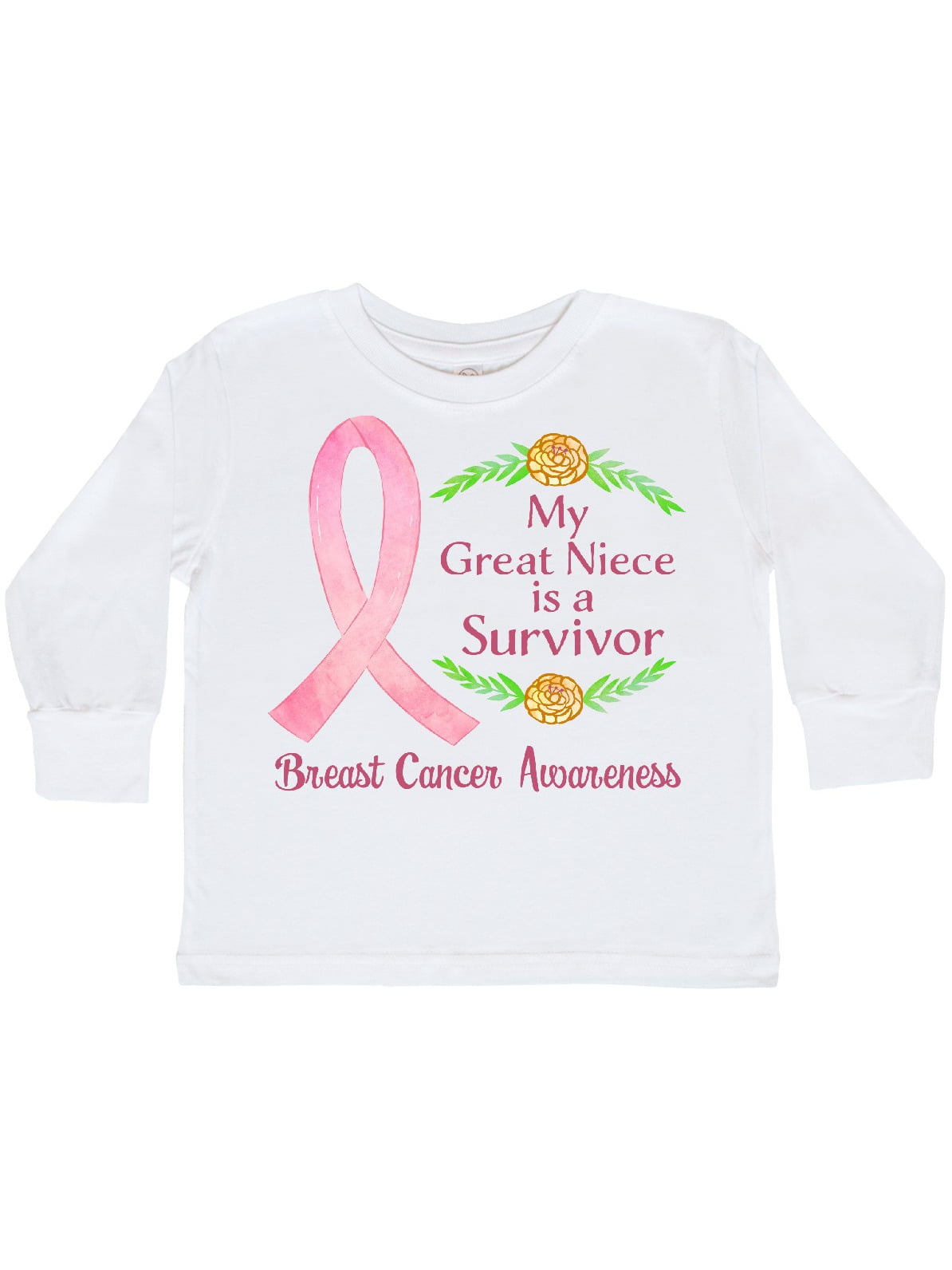 Beautiful Uncle Breast Cancer Survivor Long Sleeve T-Shirt Unisex Shirts Gifts for Breast Cancer