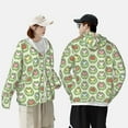 thumbnail image 3 of Rocae Cute Chubby Frog Print Breathable Sun Protection Hoodie Quick-Dry Lightweight Long Sleeve Hoodie Unisex Running Sports Shirt 3X-Large, 3 of 9