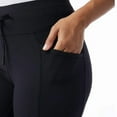 thumbnail image 3 of 32 Degrees Wide Leg Pants Woman - Ribbed Semi-Flare Pant - Yoga Pants for Women (Black, Small), 3 of 7