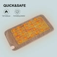 thumbnail image 3 of yeacher Gray Electric Heating Pad with 6 Modes, 3 Plug Options for Home & Office Use, Compact & Lightweight Design for Shoulder, Neck, and Knee Warmth, 3 of 7