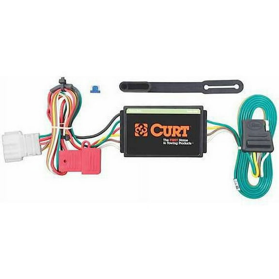 CURT 56215 Vehicle-Side Custom 4-Pin Trailer Wiring Harness, Select Honda Crosstour