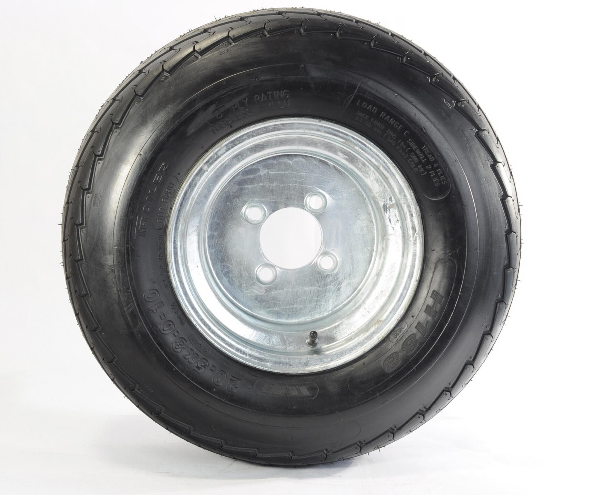 eCustomRim 2Pack Trailer Tires On Rims 20.5 X 8 X 10 205/6510 20.5X8