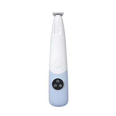 Cluzine Pet Paw Trimmer Rechargeable Low Vibration Grooming Clipper Blue