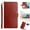 Brown, variant on for Google Pixel 10a Wallet Case, Premium PU Leather with Wrist Strap Card Slots Shockproof Protective Magnetic Closure Flip Folio Cover Phone Case for Google Pixel 10a - Red