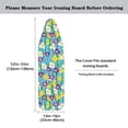 thumbnail image 5 of HELLHERO Colorful Quilted Floral Ironing Board Cover Easy Fit Durable Breathable Protection Covers(Not Heat Insulating), 5 of 5