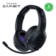 PDP Gaming Victrix Gambit Black Wireless or Wired Gaming Headset with Noise-Canceling Mic: E-Sports Pro Audio - Xbox Series X