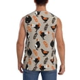 thumbnail image 4 of Uemuo Funny Chicken Pattern Men's Sleeveless T-Shirt,Muscle Athletic Tank Top, Moisture-wicking Quick-dry Breathable Classic Tee Top for Gym Run Outdoor Sports-Large, 4 of 8