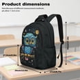 thumbnail image 6 of Jeiento Owl 17 Inch Kids Backpack Set 4-Piece Lunch Bag Pencil Case Water Bottle Holder Lightweight Large Capacity Schoolbag for Boys Girls Teenagers, 6 of 7