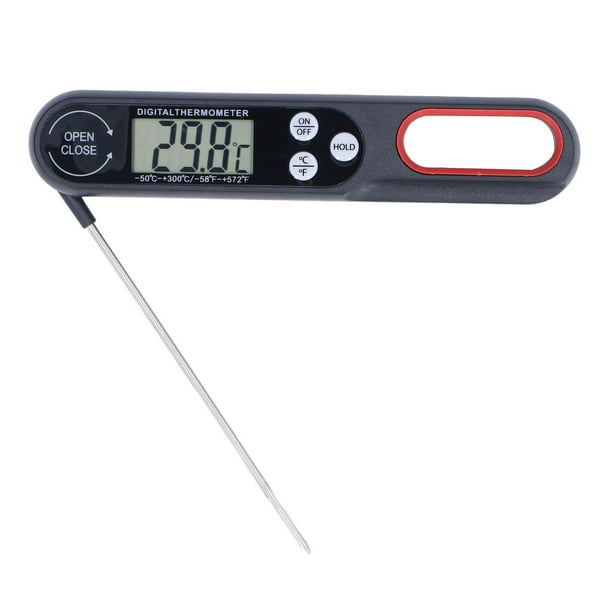 Termómetro para Carne Termómetro de Cocina de Lectura Instantánea Termómetro Digital para Alimentos Pantalla LCD Retroiluminada Sonda Larga Plegable Encendido Automático ANGGREK Otros