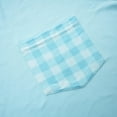 thumbnail image 3 of larppty Womens Cotton Pajama Sets Short Sleeve Top With Capri Pants 2 piece sets for Women Soft Pajamas Lounge Set（Sky Blue，XXXXXL）, 3 of 5