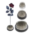 thumbnail image 2 of Ranas Florales de Acero Inoxidable Kenzan, Jarrón de Metal Redondo con Forma de Rana para Flores, Arreglos Florales Artesanales para Hacer Mismo, 2 of 5