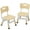 log, variant on 2 Pack Adjustable Kids Chair, 3 Level Height Plastic Toddler Chairs for Children Age 2-6, Suitable for Home Family Classroom and Nursery Indoor Use, Natural