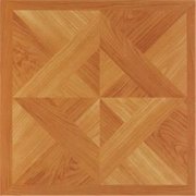 POWERPLAY Achim Importing Co., Inc. NEXUS Classic Light Oak Diamond Parquet 12 Inch x 12 Inch Self Adhesive Vinyl Floor Tile #202