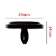 thumbnail image 3 of Golf Pole Marker Removable Sign Clip Durable for Golfer Gift Giveaways White Round Black, 3 of 9