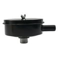 thumbnail image 2 of 1/2\" 20mm Thread Air Compressor Intake Filter Muffler Silencer Black-Metal, 2 of 11