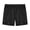 Black, variant on Zshosam Men Shorts Summer Men's Elastic-Waist Casual Stretch Short Shorts (Black,S)