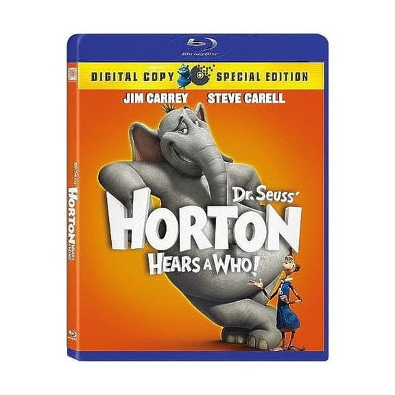 Dr. Seuss' Horton Hears a Who! (Blu-ray Disc, 2009, 2-Disc Set, No Digital Copy) Like New