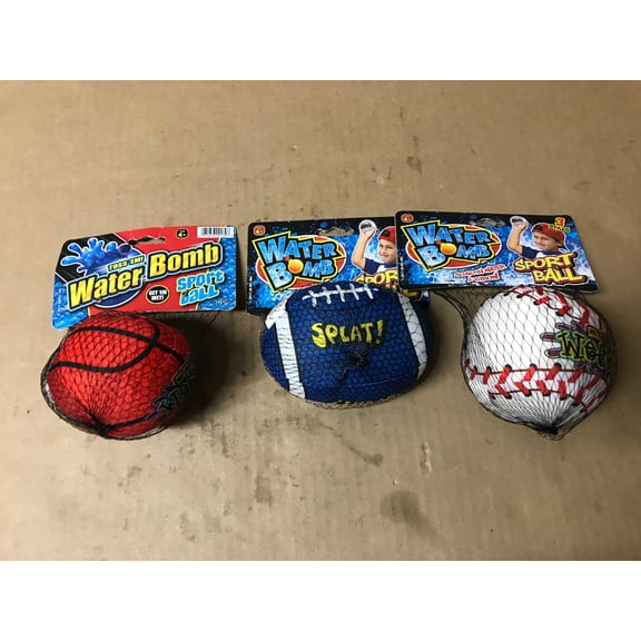 Toss' Em Water Bomb Sports Ball CHOOSE TYPE