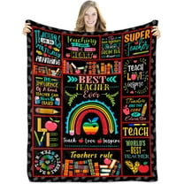 Teacher Gifts for Women,Teacher Blanket Teacher Appreciation Gifts,Gift for Teachers Blankets for Women, Best Teacher Gifts, Teacher Back to School Teachers'' Day Throw Blankets 50"x60"