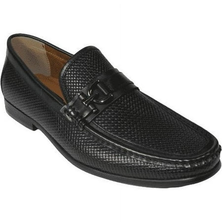 Men s Shoes Steve Madden Soft Leather upper Slip On Chivan Black