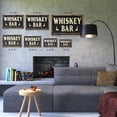 thumbnail image 4 of Whiskey Bar (2 Pack) 7 Inch x 10 Inch Novelty Aluminum Metal Sign Neat Rocks Repeat Weatherproof Perfect for Dens Bars Man Caves Fun Gift for Whiskey Lovers Bartenders Friends Crafted, 4 of 6