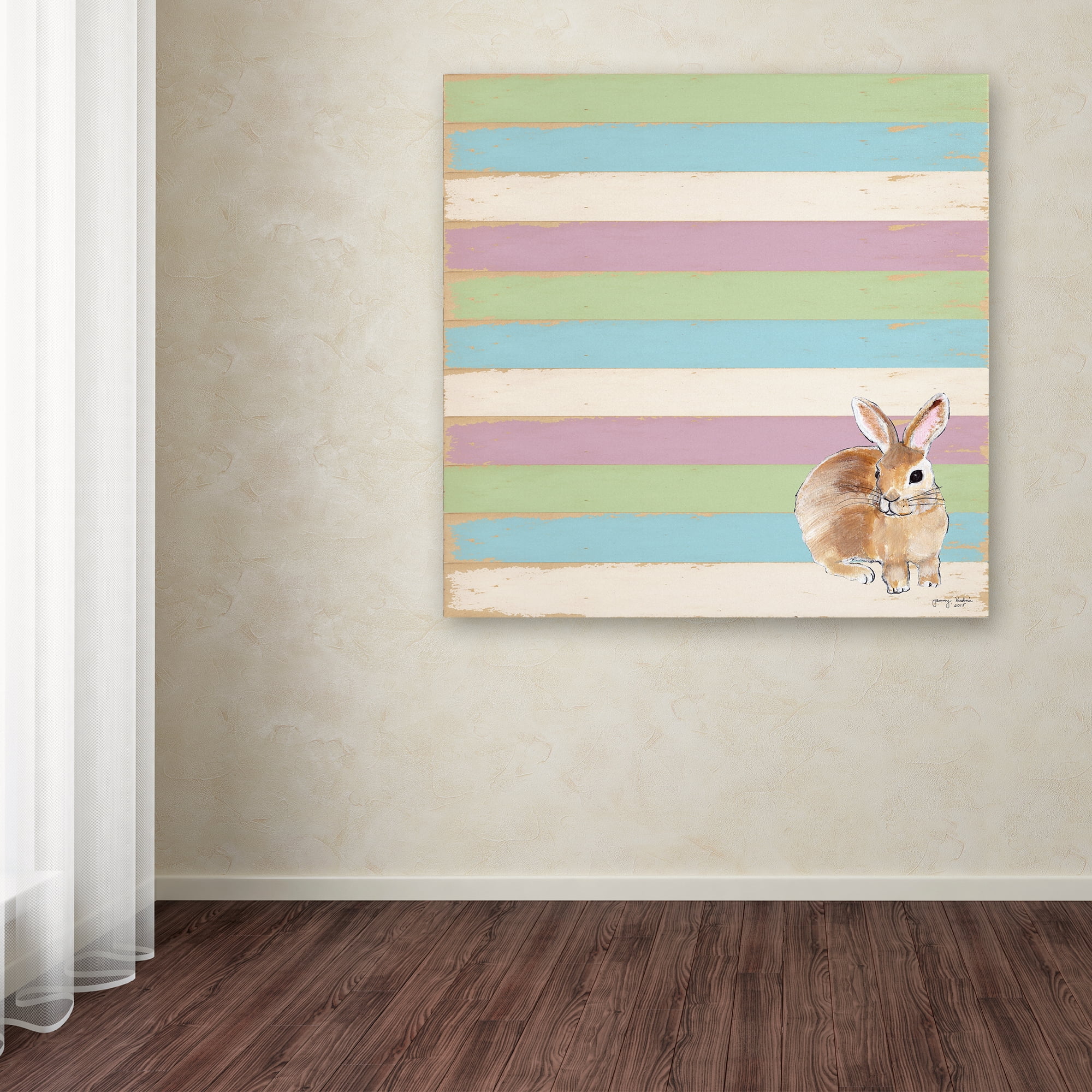Trademark Fine Art 'Rabbit' Canvas Art by Tammy Kushnir