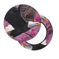 thumbnail image 2 of Logiee Flower Bald Eagle Print Stool Covers Round,Bar Stool Covers,Watedrproof Stool Slipcover with Elastic,Stool Cushion,Round Bar Stool Seat Covers for Bar Round Chair-12 inch, 2 of 7