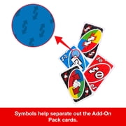 UNO Add-on-Packs Reverse Pack Card Game for Kids, Family & Game Nights, Travel, Camping & Parties