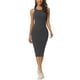 thumbnail image 2 of Conjuntos de dos piezas para mujer INSPIRE CHIC, suéteres de punto de manga larga con cuello alto, vestido midi ajustado de tanque XL en gris oscuro, 2 of 6