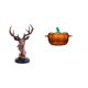 thumbnail image 1 of Figura De Cabeza De Ciervo De Resina Con Tapa De Cristal En Forma De Calabaza Para Dulces, Estatua De Animal, Decoración Del Hogar, Tarro De Galletas, Adorno Decorativo Naranja, 1 of 8