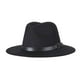 thumbnail image 3 of Sonducket Sombrero de ala ancha de fieltro, gorro Vintage para mujer, gorro cálido de invierno, accesorios de ropa de viaje para fiestas Sombreros negro, 3 of 8