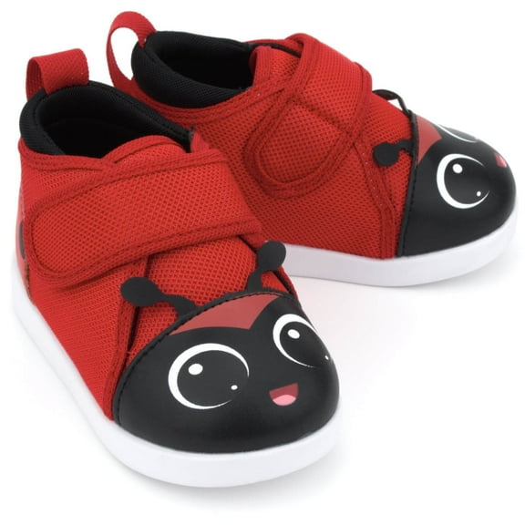 Ladybug Squeaky Toddler Shoes V2 | Red
