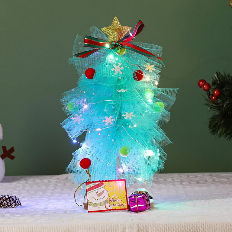 Dezsed Christmas Decorations Clearance Mesh DIY Christmas Tree