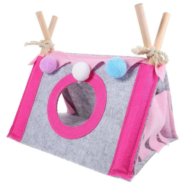 Guinea Pig Hideout Hamster Guinea Pig Tent Rabbit Triangular Hideout Shelter Small Animal Bed