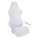 thumbnail image 1 of Fundas elásticas para silla de juego, color sólido, ergonómicas, de poliéster, lavables. blanco, 1 of 8