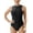 Black, variant on Haitryli Women One Piece Swimsuit Monokini Swimwear Swimming Surfing Bodysuit One Piece Unitard Blue XXL