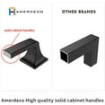 thumbnail image 4 of 10 Pack Brushed Satin Nickel 3 Inch(76mm) Hole Centers Kitchen Cabinet Pulls Hardware Kitchen Handles for Cabinets Cupboard Handles Drawer Pulls, 4 of 4