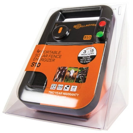 - Solar Fence Charger, S10, 0.1 Joules