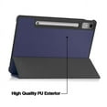 thumbnail image 3 of FIEWESEY Cover for Lenovo Tab P12 12.7 inch 2023 Tablet Case TB370FU with Pen Holder, Slim Folio Case Protective Hard Shell Lightweight Stand Smart Cover for 12.7 inch Lenovo Tab P12 2023 - Blue, 3 of 4