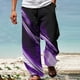 thumbnail image 1 of Pantalones largos de verano para hombre, informales, a la moda, con estampado, cintura elástica, rectos, 1 of 5