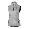 thumbnail image 2 of Women's Cutter & Buck Gray Portland State Vikings Vault Rainier PrimaLoft Eco Full-Zip Puffer Vest, 2 of 3