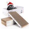 thumbnail image 1 of Bloc de rascar para gatos PatienCet, paquete de 4 con caja y hierba gatera para gatos, 1 of 7