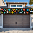 thumbnail image 6 of Colorful Fun Themed Banner with Icons of Food Cats Cars and More Party Background Backdrop for Birthday Celebrations Kids Parties Photo Shoots Festival Decorations Decorative Supplies, 6 of 6